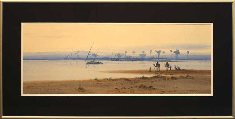 Дьюкейн Элла Мари, Лэмплоу Огастес Осборн, Линас-Грэй Джон Абернети, Вард Кирилл, Палмер Гарольд Саттон, Пайн Томас, Ханнафорд Чарльз Эдвард. Лот из шестнадцати акварелей